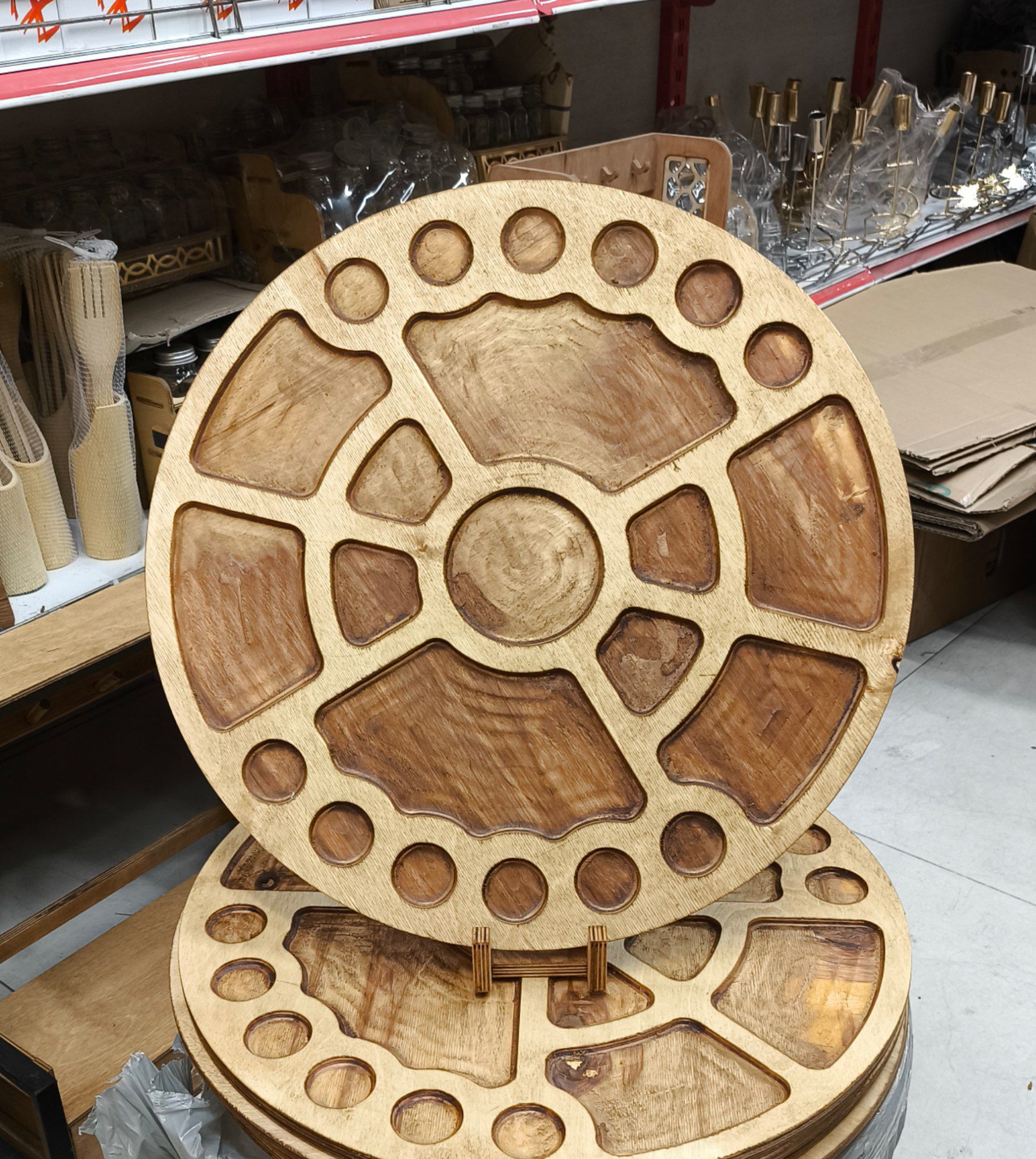 سینی مزه گرد